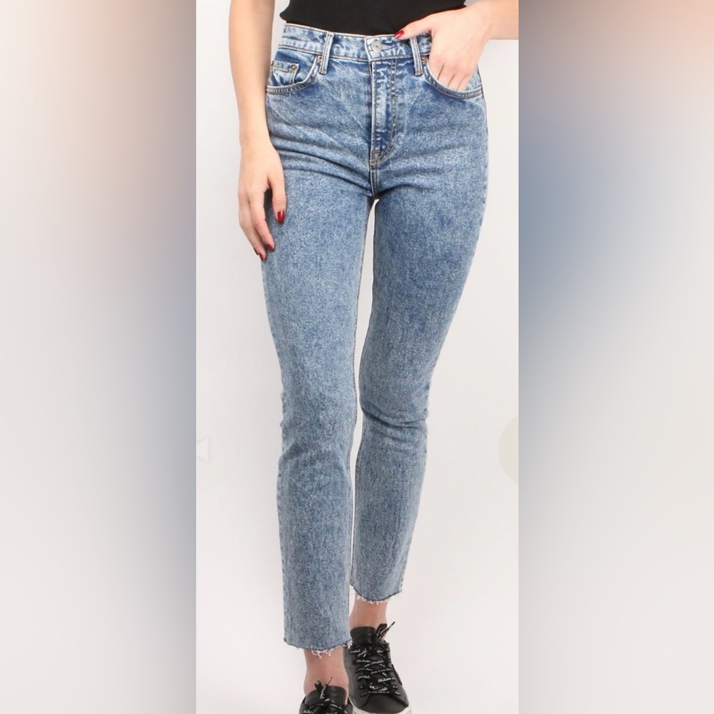 GRLFRND Acid Wash Jeans Size 25